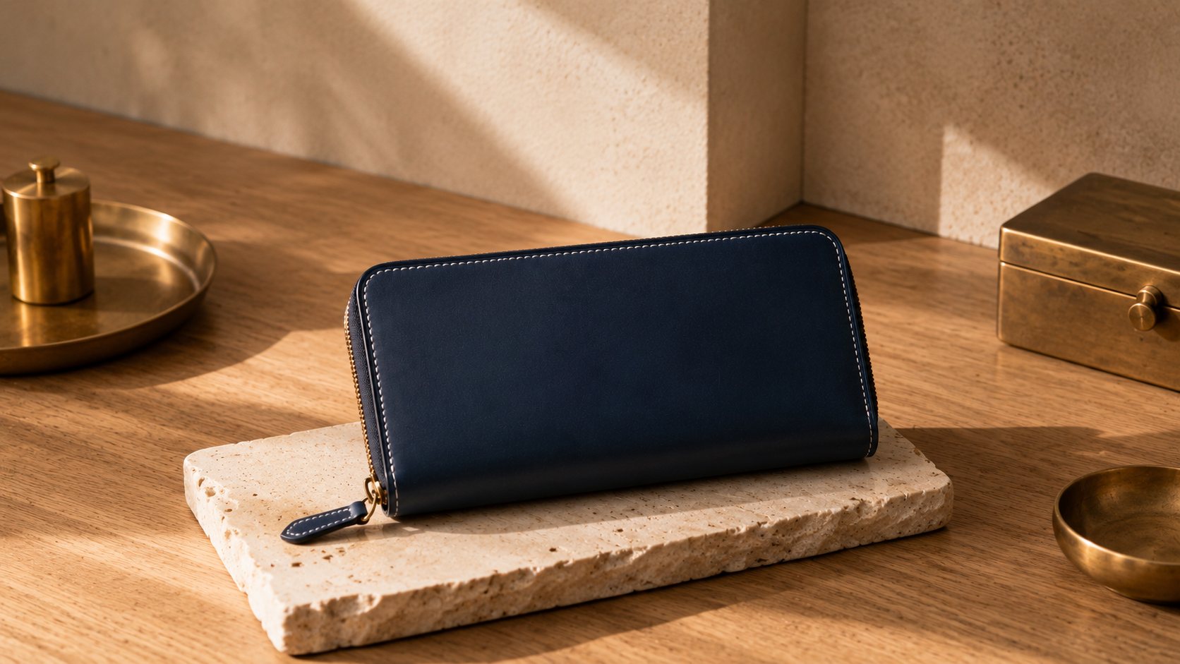 Leather wallet by Atelier Florens