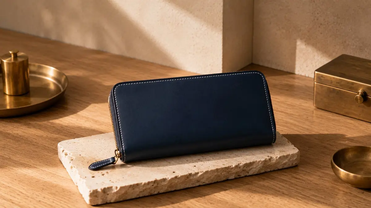 Leather wallet by Atelier Florens